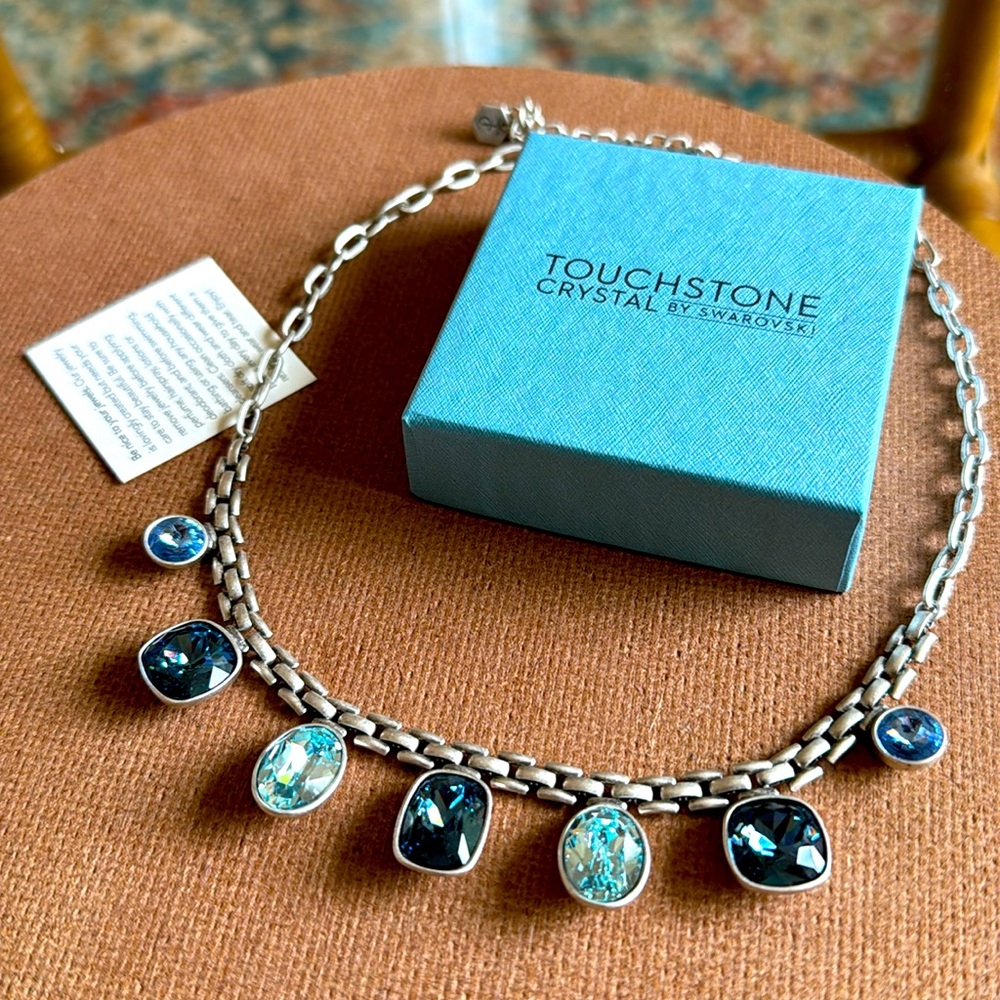 Swarovski Blue Crystal Necklace